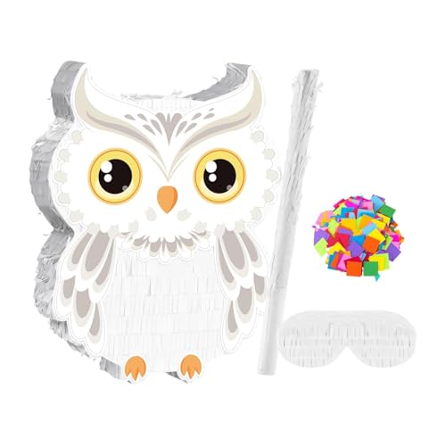Eule Pinata mit Stab Augen Konfetti Geburtstag Party Dekoration Spaß Partyspiel für Woodland Thema Events Eule Pinata mit Stab Augen Konfetti Geburtstag Party Dekoration Spaß Partyspiel für Woodland Thema Events von pistro