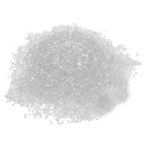 Gefüllte Perlen, gewichtete Polyperlen, Füllperlen für Puppen, Spielzeug, Sitzsäcke, Bastelarbeiten, Sandsack, transparent, 100 g, 100 g, transparent von pistro