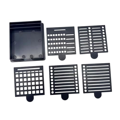 Haftnotizhalter mit Schablone, kompakter Spender für 7,6 x 7,6 cm Notizen, Büro, Zuhause, Schulbedarf Haftnotizhalter mit Schablone, kompakter Spender für 7,6 x 7,6 cm Notizen, Büro, Zuhause, Schulbedarf von pistro