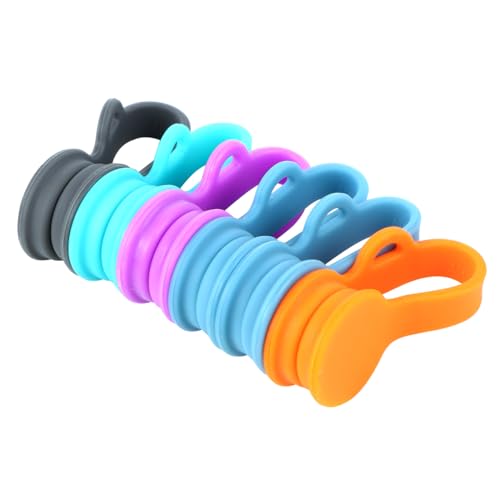Kopfhörerkabel-Organizer-Clips, Silikon-Magnet-Kabelhalter, verschiedene Farben, für Zuhause, Büro und Schule, 6 Stück Kopfhörerkabel-Organizer-Clips, Silikon-Magnet-Kabelhalter, verschiedene Farben, für Zuhause, Büro und Schule, 6 Stück von pistro