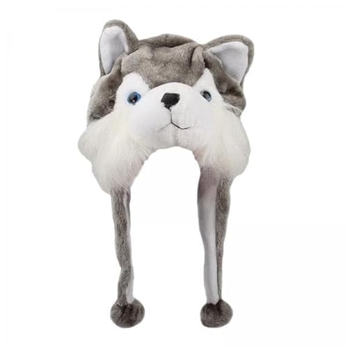 Niedliche Tiermütze, Oster-Tier-Mottoparty, Foto-Requisiten, warme Kostüme, gemütliche Mütze, Kopfbedeckung, Beanie für Erwachsene und Kinder, 2 Stück von pistro