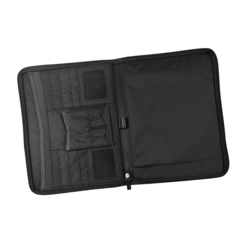 Premium A4 Schreibmappe Business Portfolio mit Reißverschluss Lose Blatt Ordner Tragbare Aktentasche Meeting Records Ordner für Reisen Büro Arbeit Premium A4 Schreibmappe Business Portfolio mit Reißverschluss Lose Blatt Ordner Tragbare Aktentasche Meeting Records Ordner für Reisen Büro Arbeit von pistro