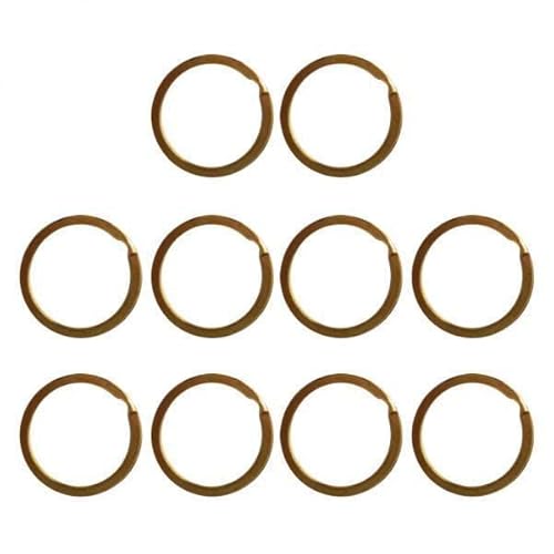 Schlüsselring-Set aus Messing, verschiedene Größen für Schlüssel, Schmuck und Bastelarbeiten Schlüsselring-Set aus Messing, verschiedene Größen für Schlüssel, Schmuck und Bastelarbeiten von pistro