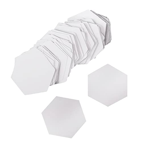 Sechseckige Papier-Quiltvorlagen für englisches Papier, Patchwork-Bastelarbeiten, 8 mm, Blanko-Formen für Näh- und Strickprojekte, 100 Stück Sechseckige Papier-Quiltvorlagen für englisches Papier, Patchwork-Bastelarbeiten, 8 mm, Blanko-Formen für Näh- und Strickprojekte, 100 Stück von pistro