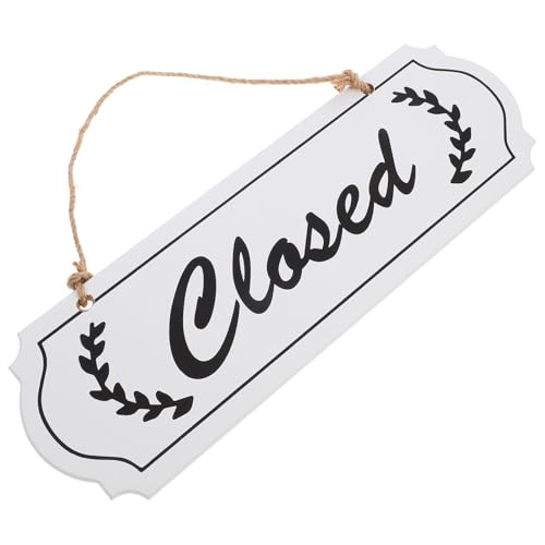 Türschild aus Holz für Geschäft, doppelseitiger Stil mit Juteseil, 29,4 x 21,5 cm, für Cafés, Geschäfte und Restaurants Türschild aus Holz für Geschäft, doppelseitiger Stil mit Juteseil, 29,4 x 21,5 cm, für Cafés, Geschäfte und Restaurants von pistro