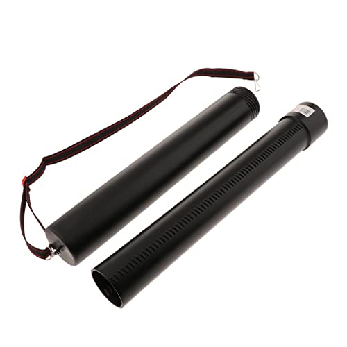 pistro Ausziehbarer Plan-Transportschlauch mit schwarzem Gurt, 50-90 cm von pistro