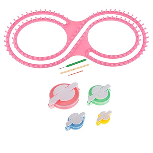 pistro Pink Loom Board Strick-Loom Kits + 4 Größen Flaumball Weaver für Anfänger Handarbeit Garn Handwerk pistro Pink Loom Board Strick-Loom Kits + 4 Größen Flaumball Weaver für Anfänger Handarbeit Garn Handwerk von pistro