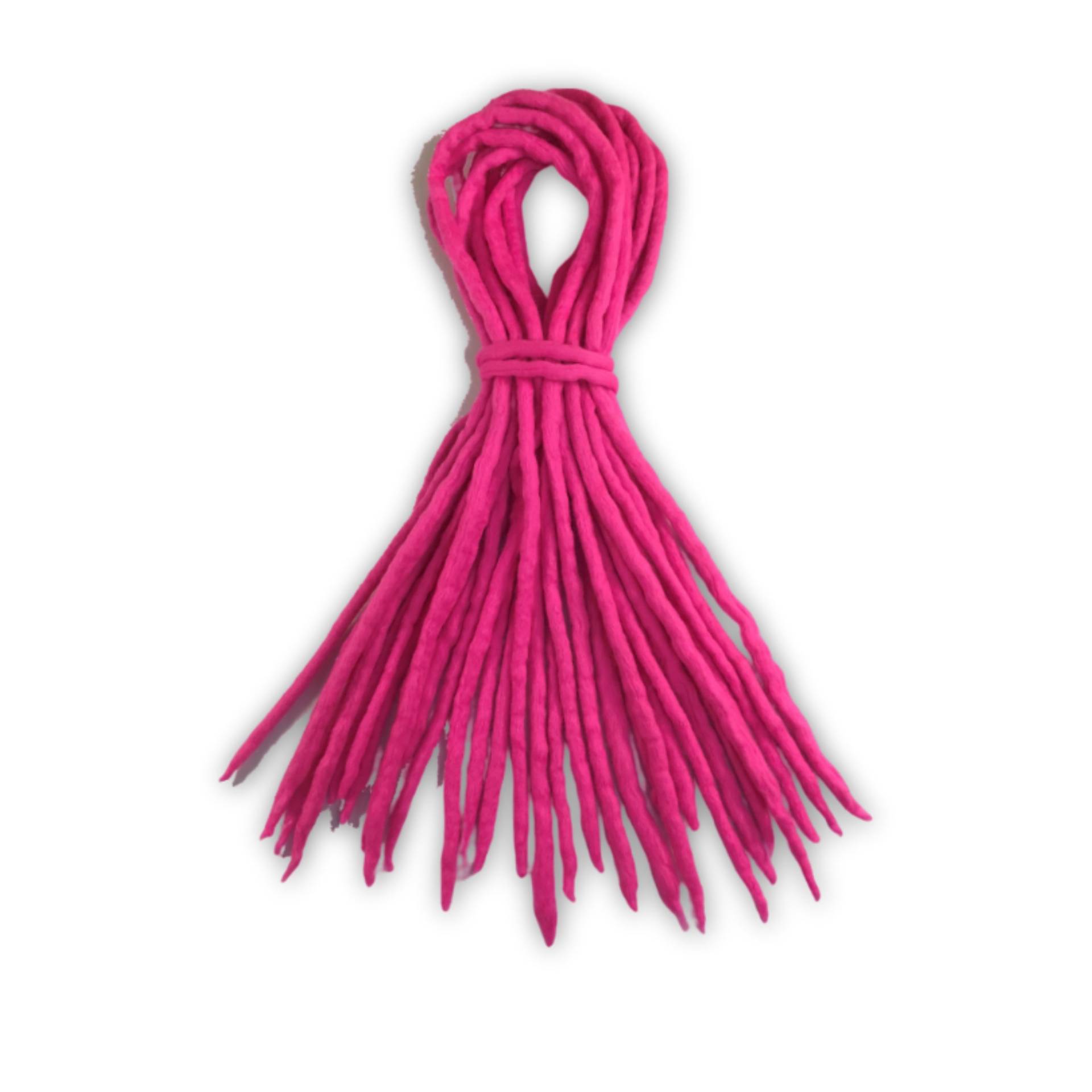Rosa Dreadlocks - Handgemachte Double Ended De Merino Wolle Dreads Pink Dread Dreadlock Erweiterungen von pixielocks