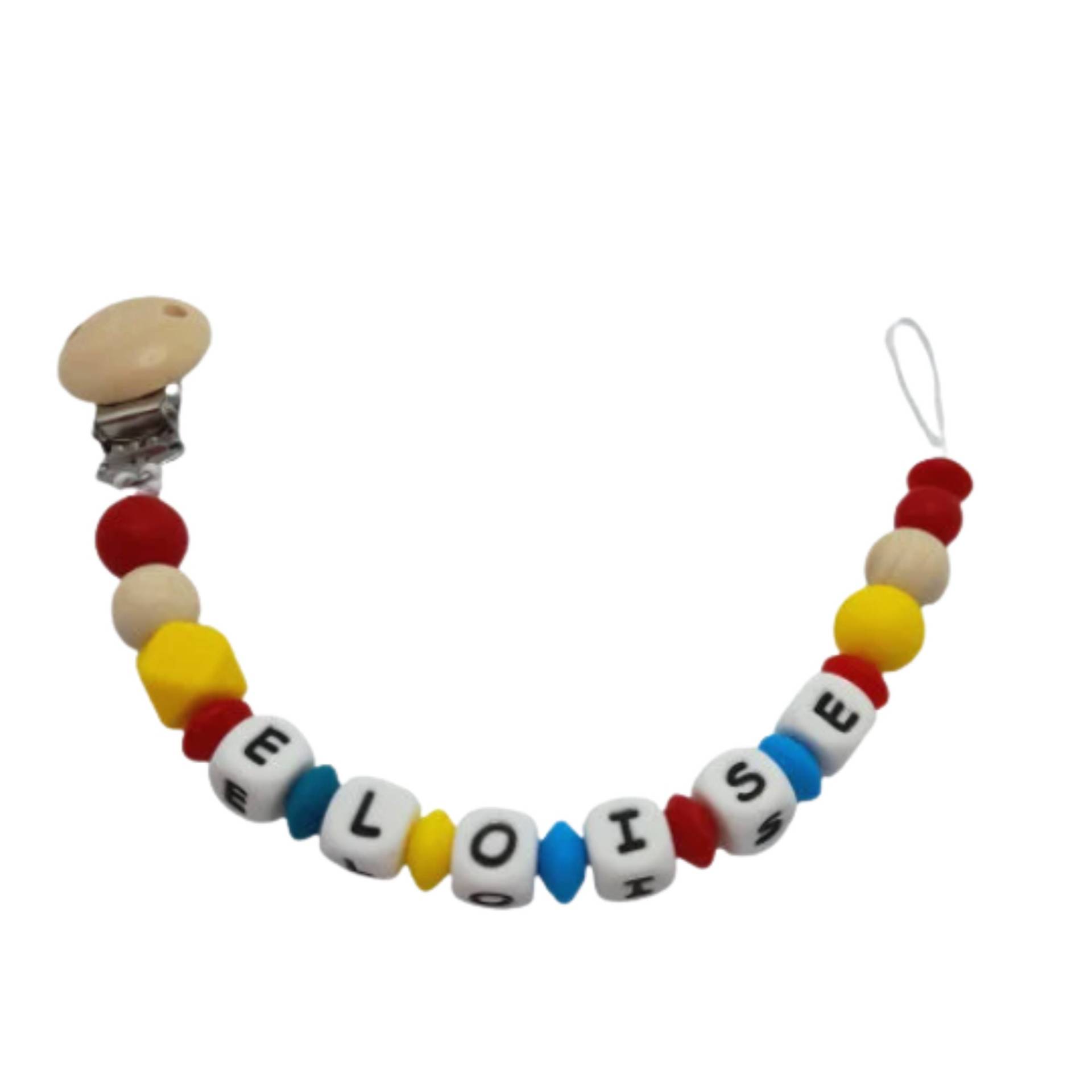 Personalisierter Schnuller/Schnullerclip Mit Vornamen - Mischmodell Aus Silikon Und Holz Zum Günstigen Preis Personalisierter Schnuller/Schnullerclip Mit Vornamen - Mischmodell Aus Silikon Und Holz Zum Günstigen Preis von planetebebe