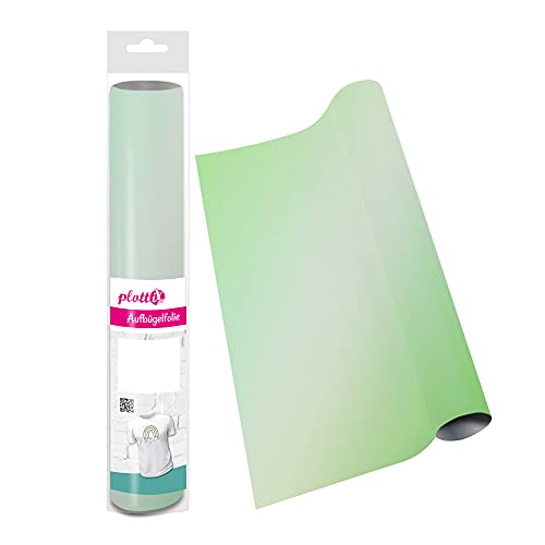plottiX 101351 Aufbügelfolie, Papier Baumwolle Polyester, GITD, 20 x 30cm-3er-Pack plottiX 101351 Aufbügelfolie, Papier Baumwolle Polyester, GITD, 20 x 30cm-3er-Pack von plottiX