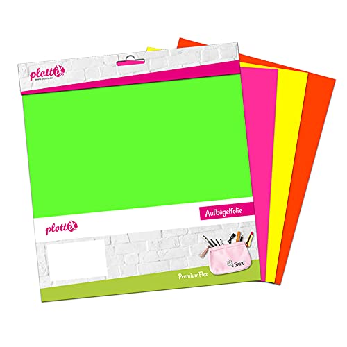 plottiX 101898 Aufbügelfolie, Mehrfarbig, 30 x 30cm plottiX 101898 Aufbügelfolie, Mehrfarbig, 30 x 30cm von plottiX