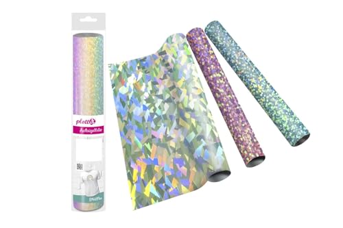plottiX 102009 Aufbügelfolie, Diamant, 32 x 50cm von plottiX