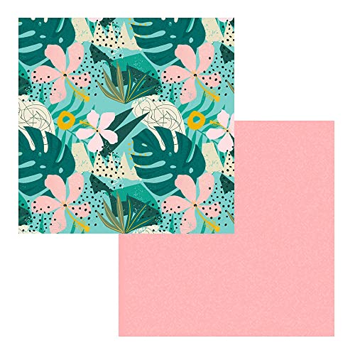 plottiX iXpaper Sets - 20cm x 30cm - Blooming Jungle von plottiX