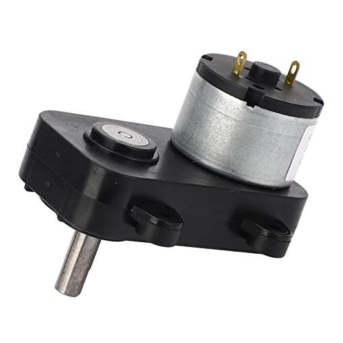 200 U/min DC-Getriebemotor mit Drehzahlreduzierung, geräuscharm, selbstsichernder Schneckengetriebemotor, DC5 V, für die Büroautomation, Heimautomation, ABS-Aluminium-Messing-Spule von plplaaoo