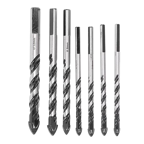 7PCS Twist Drill Bit Set Schwarz Karbid Dreieckig Twist Bohrer für Fliesen Glas Effiziente Bohrung Innendekoration Möbel Verarbeitung 7PCS Twist Drill Bit Set Schwarz Karbid Dreieckig Twist Bohrer für Fliesen Glas Effiziente Bohrung Innendekoration Möbel Verarbeitung von plplaaoo