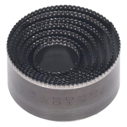 7pcs Leder Schnittstempel Wellenrohr manuelle Stanzformen DIY -Handwerkswerkzeuge Legierung Stahl Stahl von plplaaoo