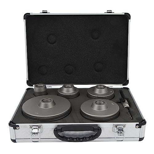 Betonlochsägen Kit 6pcs Kohlenstoffstahl Loch Sägenbits für Zementwand Ziegel Sandstein Selbstniveau 40 mm 65 mm 80 mm 100 mm 125 mm Betonlochsägen Kit 6pcs Kohlenstoffstahl Loch Sägenbits für Zementwand Ziegel Sandstein Selbstniveau 40 mm 65 mm 80 mm 100 mm 125 mm von plplaaoo