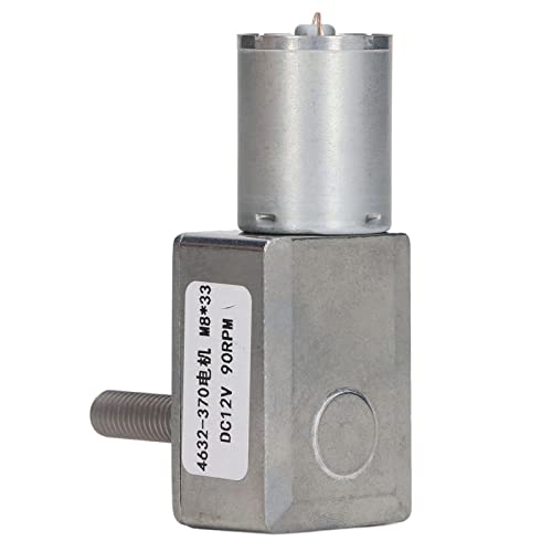 DC Reduktion Motor Wurmgetriebe Hochgenauigkeit hoher Genauigkeit niedriger Rausch 90 U/min DC12V M8 x 33 mm für Fensteröffner Türöffner kleine Winden Aluminium Messing DC Reduktion Motor Wurmgetriebe Hochgenauigkeit hoher Genauigkeit niedriger Rausch 90 U/min DC12V M8 x 33 mm für Fensteröffner Türöffner kleine Winden Aluminium Messing von plplaaoo