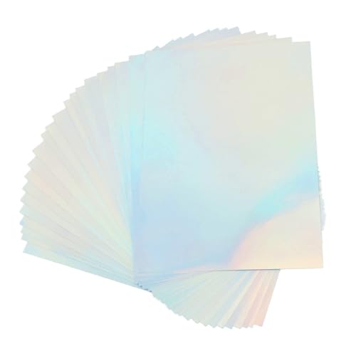 Druckbare holographische Aufkleberpapier wasserdichte Tintenstrahldrucker Holographic Stick Adhäsive Papier A4 Größe 22 Blätter Aluminisierter Film für DIY -Handwerksanbeld Druckbare holographische Aufkleberpapier wasserdichte Tintenstrahldrucker Holographic Stick Adhäsive Papier A4 Größe 22 Blätter Aluminisierter Film für DIY -Handwerksanbeld von plplaaoo