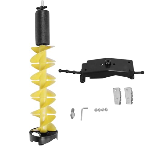 Eisschnecken zum Angeln elektrischer Nylon corless mit Positionierbohrmaschine für Enthusiasten Eisfischereisen Eger IRE FISHING Auger Nylon Corless Ice Auger von plplaaoo