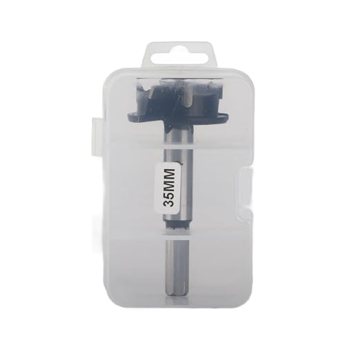 Forstner Drill Bit 3 Blattlegungslegungsstahl 35 -mm -Lochöffner mit Limit für Holzbearbeitung und Plastikprodukte von plplaaoo