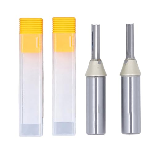 Holzbearbeitung Straight Router Bit Premium Wolfram Stahl Hochgeschwindigkeit Schnitt 3 Flöte 1/2 Zoll Schaft für professionelle Holzarbeiter und DIY -Enthusiasten 2PCS Set Holzbearbeitung Straight Router Bit Premium Wolfram Stahl Hochgeschwindigkeit Schnitt 3 Flöte 1/2 Zoll Schaft für professionelle Holzarbeiter und DIY -Enthusiasten 2PCS Set von plplaaoo