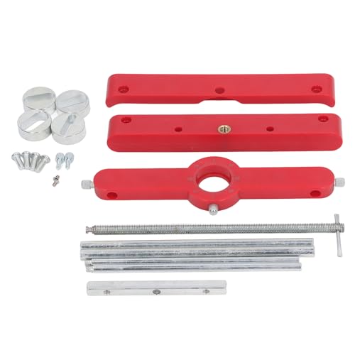 Launenery Jig Punch Locator Doweling Jig Holzbearbeitung Bohrlokator präzise Bohrung genaue Positionierung für Holzbearbeitungswerkzeuge und Gravurmaschinen aus ABS -Kunststoff von plplaaoo