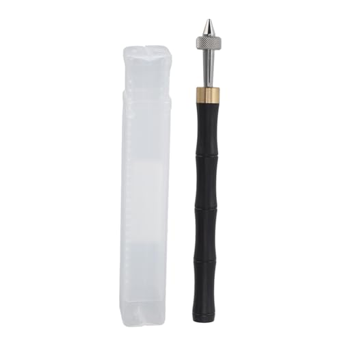 Pin zurückstrecken Handbohrer Holzgriff bequemer Griff tragbarer Stiftstift Griff Stiftstift Klemme Uhr Reparaturwerkzeuge Mehrzwecke langlebige Material präzise Design einfach zu (Ohne Loch) von plplaaoo