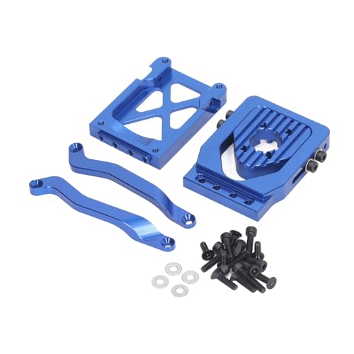 RC Schnellfreisetzungsmotor Basis Aluminiumlegierung Solidkonstruktion für TRAXXAS 1/6 XRT 8S 1/5 6S 8S Verbessert Kompatibilität Sicherere Befestigung Dedizierte Unterstützung (Blau) von plplaaoo