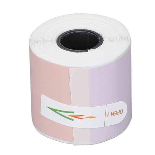 Runde Thermo -Aufkleberbezeichnungen 30x30mm Self Adhäsive Direkter Thermaldruck Keine Tinte benötigt Mehrzweck für Kleinunternehmen Inventar Organisation Büro Hausgebrauch 160 (Reine Farbe) von plplaaoo