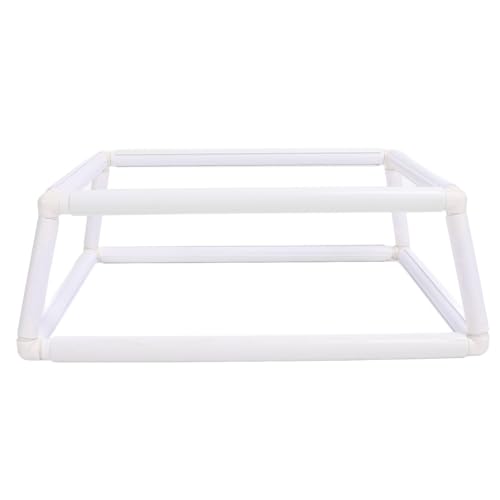 Stickrahmenhalter Doppelschicht Clip am Kreuzstich Hoop Kunststoff Handheld -Rahmenregal für Nadelhandwerksprojekte Home -Verwendung PVC -Material 25x35 cm 30x40 cm (Weiß) von plplaaoo
