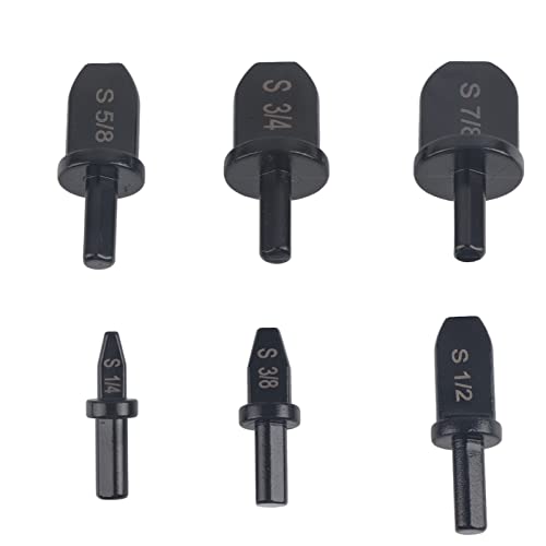 Swaging -Werkzeugbohrmaschine Bit Set hochwertig Edelstahl Sechskant Triangular Griff manuelles Kupferrohr -Flacking -Werkzeug HLK Reparatursatz für mechanische Verarbeitung von plplaaoo