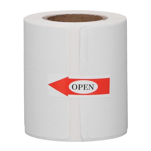 Thermaletikett Papierrolle klarer Druck einfach Handschrift wasserdichte Anti -Scratch Starke Klebrigkeit für Kleidungsschildfutter Etiketten Inventar Markierung 1 Roll (220 Blatt (50 x 30 von plplaaoo