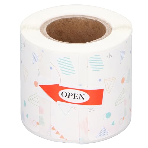 Thermalpapierrolle 310 Blatt 40x20mm 4 Muster Tintenloses Druckpapier mit Rückenkleber für den Etikettendruck in Supermärkten und Bekleidungsgeschäften (Geometriestil) von plplaaoo