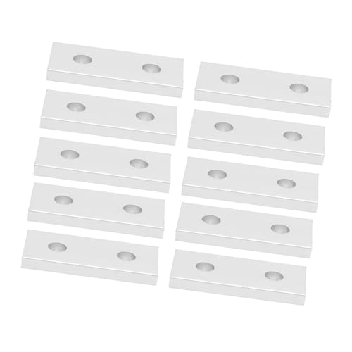 Verbindungsplatte Aluminium Flachverbindungsverstärkung Vertikales Verbindungstool Starke haltbare unendliche Positionierung Flexibilität für die Aluminiumrahmenstruktur der (-1011210054911) von plplaaoo