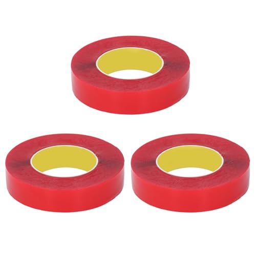 plplaaoo Acryl -doppelseitiges Klebeband Hochleistungsverzehrbarer, starkes Klebeband für Wandfoto -Rahmenwerkzeuge Poster 3 Rollen 30 mm x 10m von plplaaoo