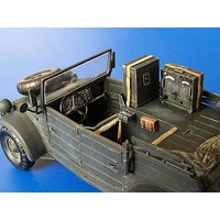 Kübelwagen Radio Car Kfz. 2 Umbau Set für Tamiya Bausatz von plusmodel