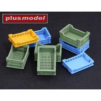 Perforated plastic crates von plusmodel
