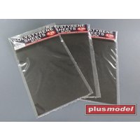 Polystyrene sheets black 0,2 von plusmodel