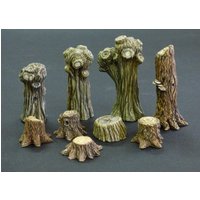 Weiden und Baumstümpfe / Willows and stumps von plusmodel