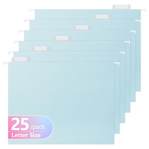 2176U Hängeregistraturordner mit hoher Kapazität, Pastellfarben, 10,2 cm, erweiterbare Tasche mit beweglichen Trennwänden, strapazierfähig für Aktenschrank, einführbare Register, Briefgröße, 25 Stück 2176U Hängeregistraturordner mit hoher Kapazität, Pastellfarben, 10,2 cm, erweiterbare Tasche mit beweglichen Trennwänden, strapazierfähig für Aktenschrank, einführbare Register, Briefgröße, 25 Stück von pmybupo