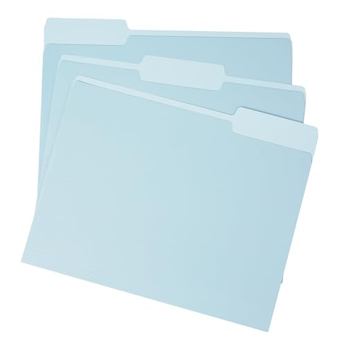 pmybupo 2177U farbige zweifarbige Aktenmappen, 21,6 x 27,9 cm, 1/3 Schnittlasche, Briefform, Büroordner für Dokumente, 18 Stück von pmybupo