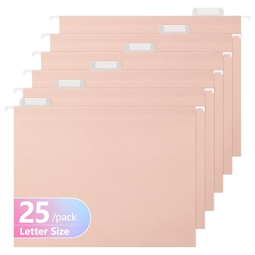 pmybupo Hängeregistraturmappen, Briefgröße, 1/5 verstellbare Reiter, 6 pro Box, Standard Grün, 1/5 Registerkarten (7590U) von pmybupo