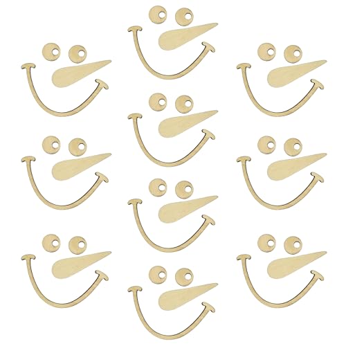 10 Stück Holz Schneemann Gesicht Blank Craft Kit Weihnachten Holz Weltraum Dekorationen Wiederverwendbare DIY Schneemann Handwerk für Weihnachten Home Wanddekorationen Party Supplies 10 Stück Holz Schneemann Gesicht Blank Craft Kit Weihnachten Holz Weltraum Dekorationen Wiederverwendbare DIY Schneemann Handwerk für Weihnachten Home Wanddekorationen Party Supplies von poceton