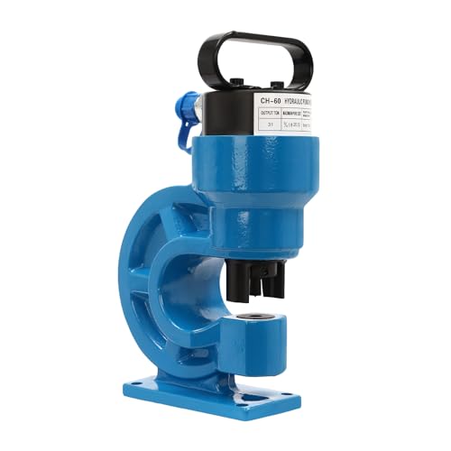 CH-60 Hydraulische Locher Werkzeug, Hydraulisch Blechlocher Lochstanze, 3/8“,1/2”,5/8“,3/4”, 31T Hydraulisches Lochstanzer-set für Baustellen, Fabriken, Blau CH-60 Hydraulische Locher Werkzeug, Hydraulisch Blechlocher Lochstanze, 3/8“,1/2”,5/8“,3/4”, 31T Hydraulisches Lochstanzer-set für Baustellen, Fabriken, Blau von pochcicou