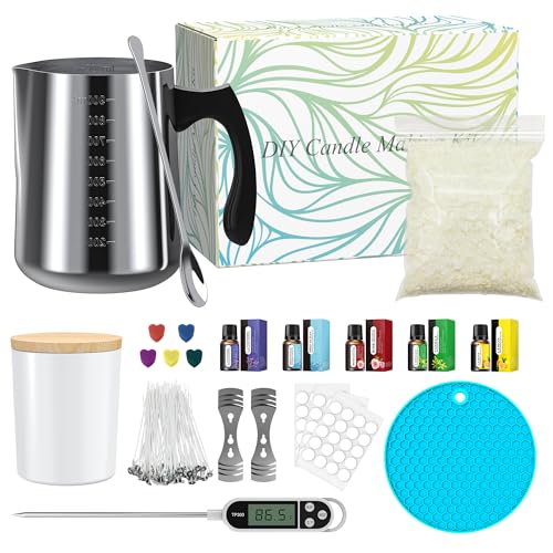 pojifi Kerzenherstellungsset, Space Sand Kerzenherstellungsset, Bio Bienenwachskerzenherstellung für Erwachsene, mit Candle Make 900ml Gießtopf pojifi Kerzenherstellungsset, Space Sand Kerzenherstellungsset, Bio Bienenwachskerzenherstellung für Erwachsene, mit Candle Make 900ml Gießtopf von pojifi