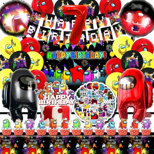 Amon Geburtstag Deko 7 Jahre, Amon Geburtstag Party Set, Amon Kuchen Dekoration, Geburtstags Banner, Ballon,Tischdecke, Aufkleber, Dekorationen für Kindergeburtstage und Mottopartys Amon Geburtstag Deko 7 Jahre, Amon Geburtstag Party Set, Amon Kuchen Dekoration, Geburtstags Banner, Ballon,Tischdecke, Aufkleber, Dekorationen für Kindergeburtstage und Mottopartys von polrsgh