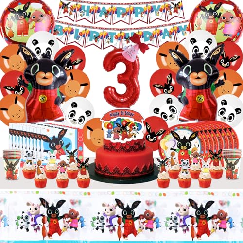 Bunny Geburtstagsdeko 3 Jahre, Bunny Birthday Decorations, Bunny Geburtstag, Bunny Party, Bunny Ballon, Bunny Geburtstagsbanner, Geeignet zum Dekorieren von Geburtstags Mottopartys Bunny Geburtstagsdeko 3 Jahre, Bunny Birthday Decorations, Bunny Geburtstag, Bunny Party, Bunny Ballon, Bunny Geburtstagsbanner, Geeignet zum Dekorieren von Geburtstags Mottopartys von polrsgh