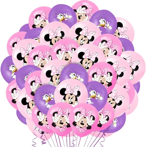 Minie Geburtstagsdeko, 42 Stück Minie Luftballons, Minie Deko, Ballon Dekoration, Minie Dekoration, Mädchen Geburtstag, Geeignet für Kinder Geburtstage und Mottoparty Dekorationen Minie Geburtstagsdeko, 42 Stück Minie Luftballons, Minie Deko, Ballon Dekoration, Minie Dekoration, Mädchen Geburtstag, Geeignet für Kinder Geburtstage und Mottoparty Dekorationen von polrsgh