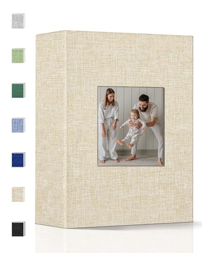 Popotop Fotoalbum, 10 x 15 cm Fotobuch mit 100 Fotos, Leineneinband, Fotobücher mit 300 horizontalen Taschen, Einsteck-Bilderalben für Familie, Hochzeit, Jahrestag, Baby, Urlaubsbilder Popotop Fotoalbum, 10 x 15 cm Fotobuch mit 100 Fotos, Leineneinband, Fotobücher mit 300 horizontalen Taschen, Einsteck-Bilderalben für Familie, Hochzeit, Jahrestag, Baby, Urlaubsbilder von popotop